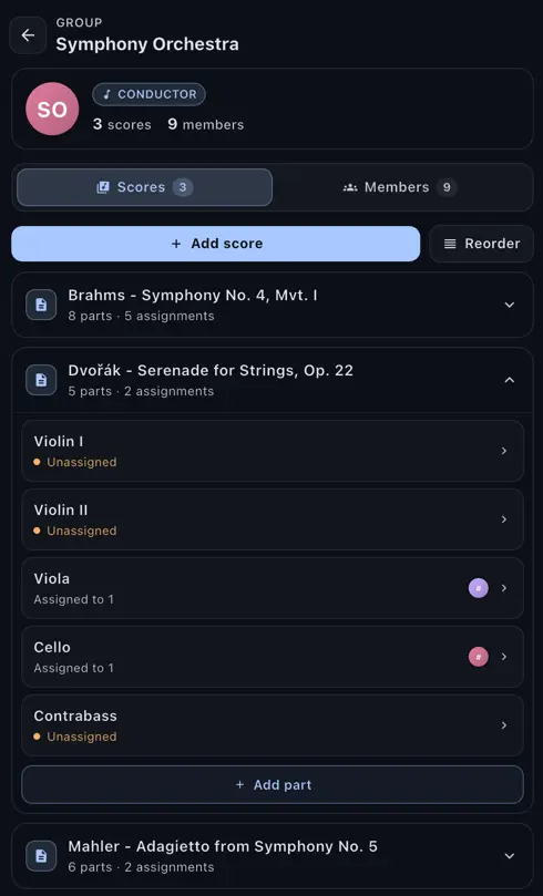 Overture conductor group page